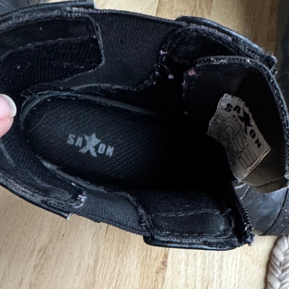 Kids Black Leather paddock boots - Picture 3 of 6